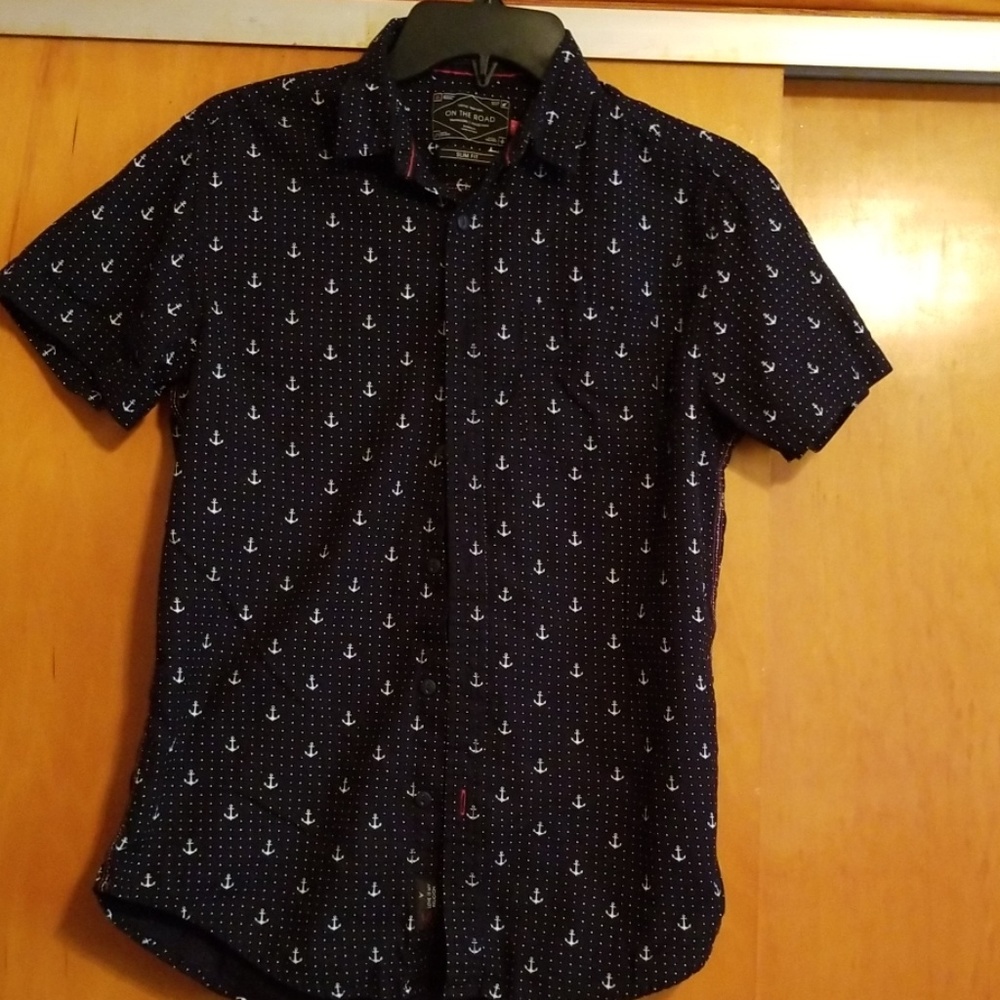On The Road button up